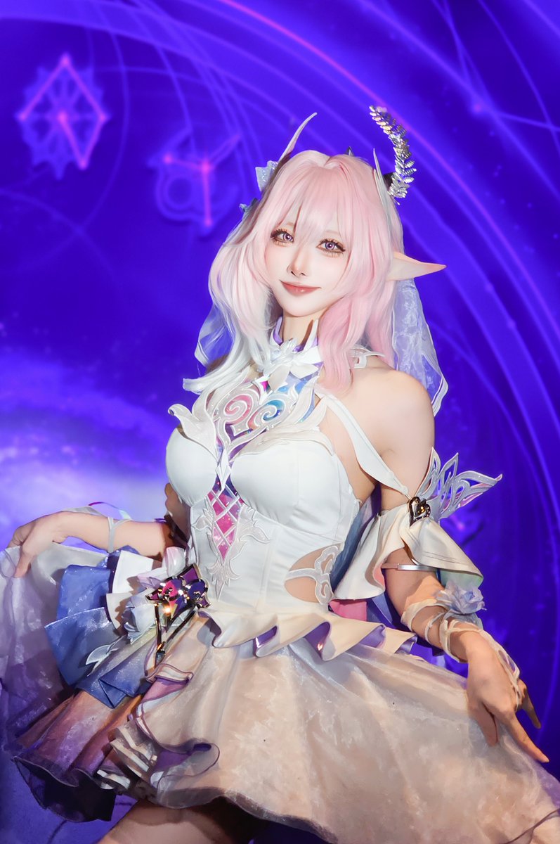Melu_0106's tweet photo. M : @olive2168 

#HonkaiStarRail #Cyrene #cosplay #コスプレ https://t.co/g6iOq7jacL