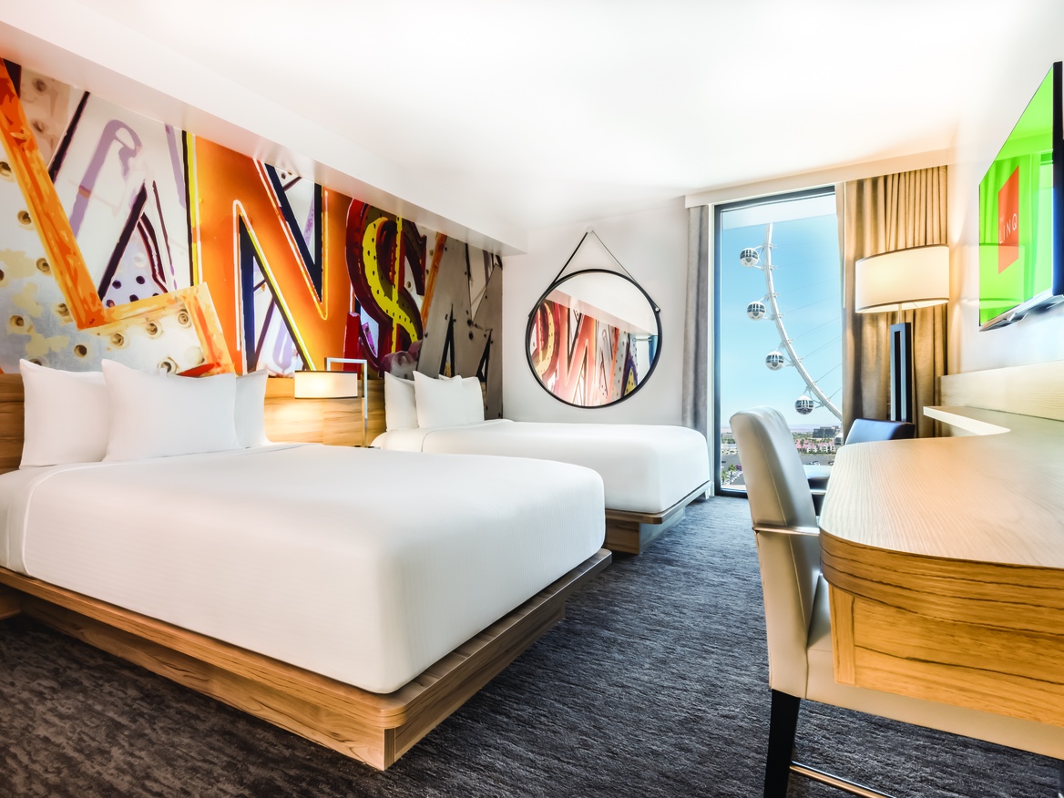 TheLINQ's tweet photo. America's 250th celebration continues. 🇺🇸 Active military and veterans can save up to 25% on stays at The LINQ. Book now and start planning your next Vegas getaway: https://t.co/drOpXJxJGd https://t.co/SinAW8O4D8