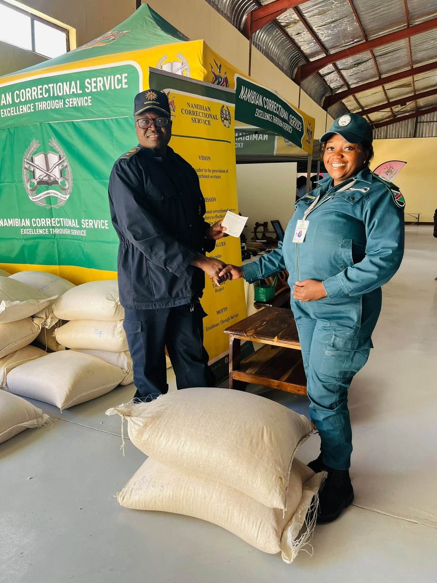 NcsNamibia's tweet photo. Visit the Namibian Correctional Service stall at the Nkurenkuru Expo from the 24 July August  2026.
Discover quality maize meal, feeds, handcrafted arts, headboards and more, all produced through inmate rehabilitation and skills training.
See you there! 🇳🇦 #NkurenkuruExpo #NCS https://t.co/JMahtt5oml