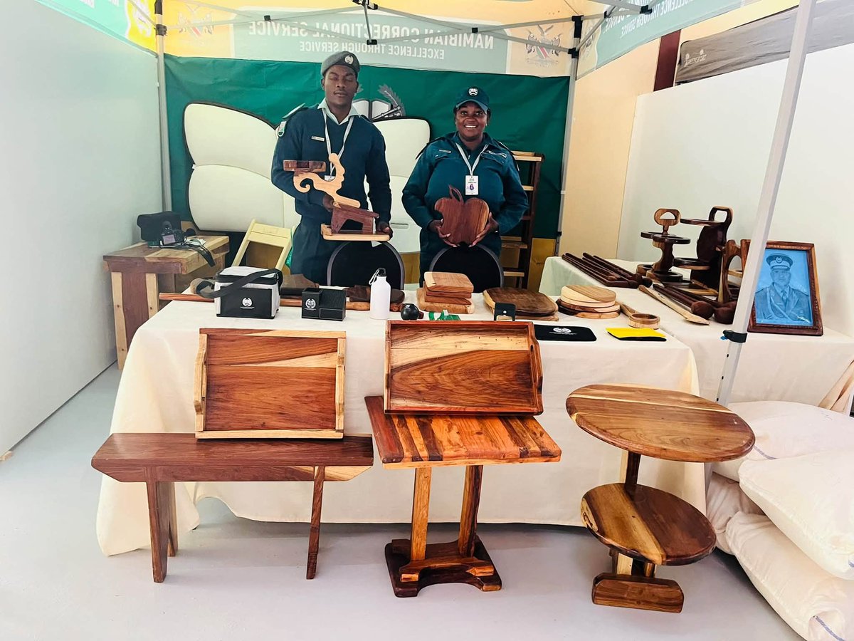 NcsNamibia's tweet photo. Visit the Namibian Correctional Service stall at the Nkurenkuru Expo from the 24 July August  2026.
Discover quality maize meal, feeds, handcrafted arts, headboards and more, all produced through inmate rehabilitation and skills training.
See you there! 🇳🇦 #NkurenkuruExpo #NCS https://t.co/JMahtt5oml