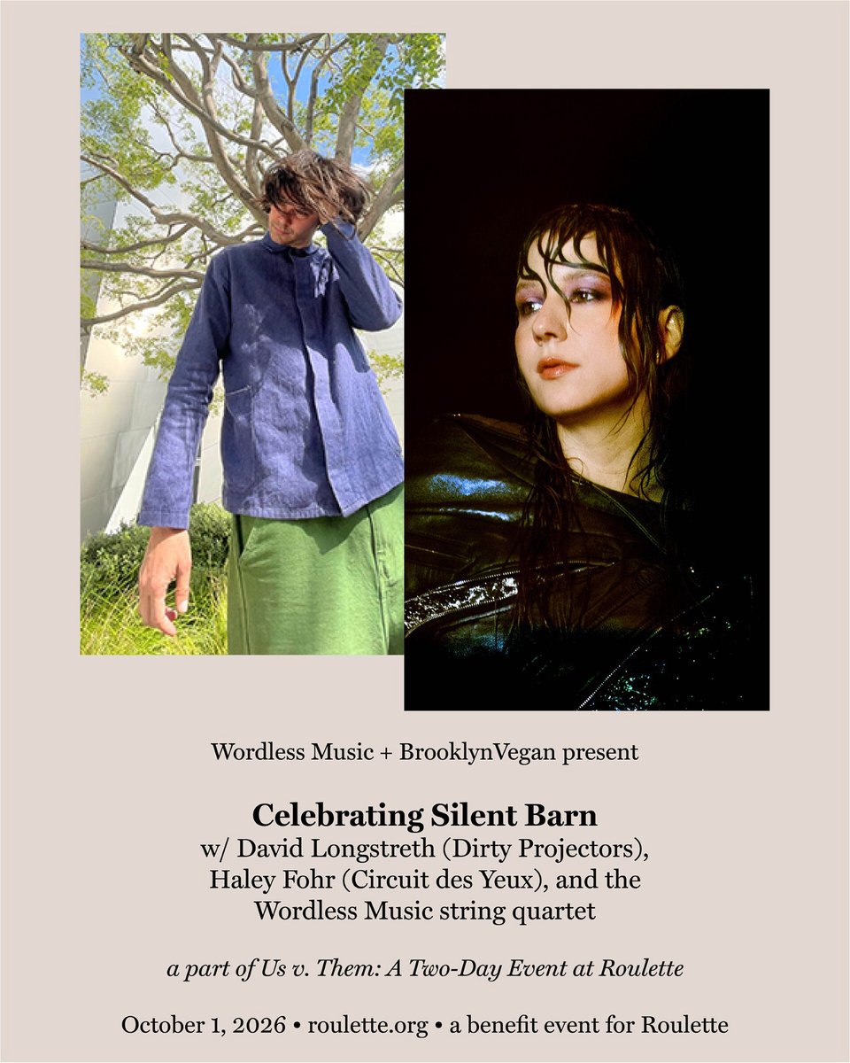 brooklynvegan's tweet photo. The Fiery Furnaces, David Longstreth of Dirty Projectors, and more are playing 'Us v. Them' book events in Brooklyn this fall, presented by us https://t.co/lMQrzJCIbj https://t.co/bKVxnvia6J