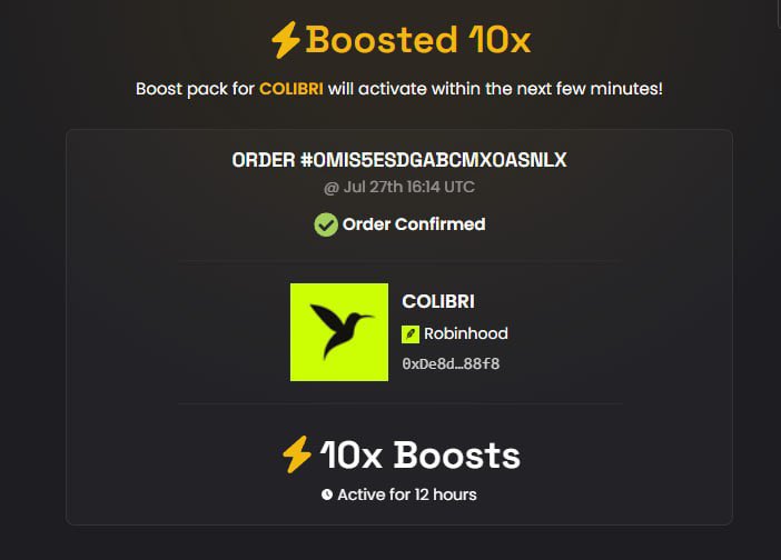 ColibriSwap tweet media