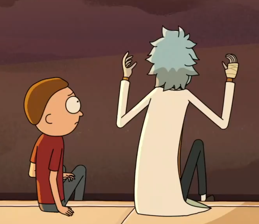 Megaseed_8's tweet photo. This Rick has no bald spot!!!!!!!!! https://t.co/V7DLGInaOb
