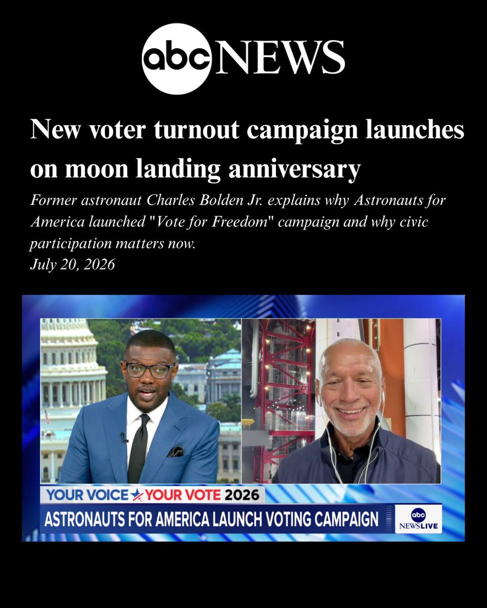 Astros4America's tweet photo. Shining a light on our Vote For Freedom Campaign launch. 🚀✨🇺🇸
Support our mission at https://t.co/AQVor9CIFb! https://t.co/1MAAyaXQxF