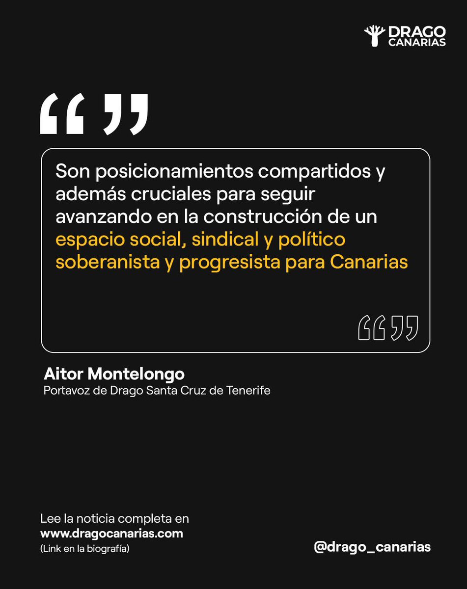 drago_canarias's tweet photo. Seguimos trabajando propuestas y tejiendo lazos con el sindicalismo canario sin tutelas.

Canarias funciona gracias a su gente trabajadora, merecemos más que las migajas que nos dan.

🔗 Noticia completa en: https://t.co/uTCLUpaBTx https://t.co/QfSrA1yWHv