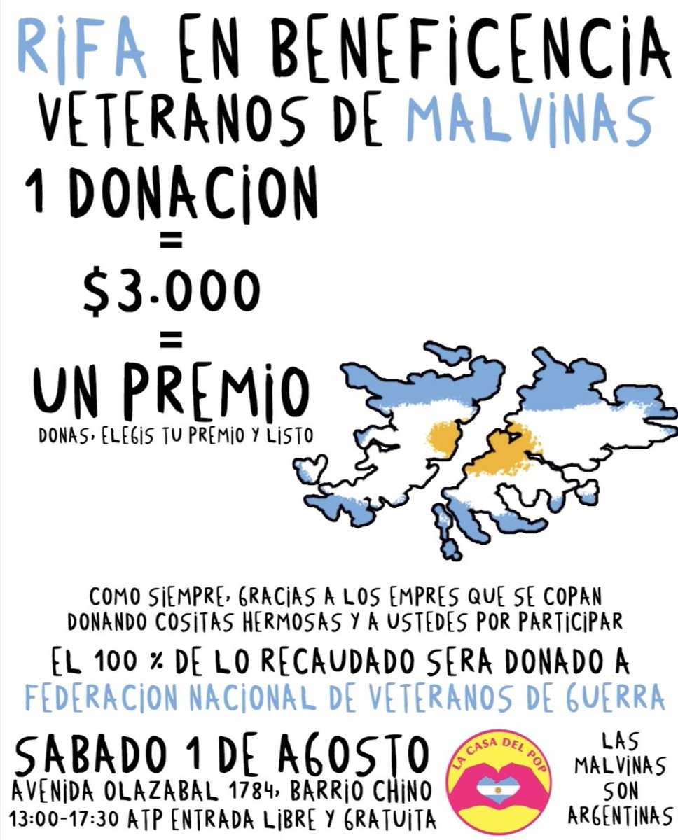 Lacasadelpopp's tweet photo. Victor Villagra, veterano de Malvinas que nos va a estar acompañando este sábado, nos donó un paragua y una copia de su libro para sortear.
El paragua lo voy a sortear entre los empres y el libro entre ustedes.
LAS MALVINAS SON ARGENTINAS 
Los esperamos. https://t.co/0ubr4auRIt