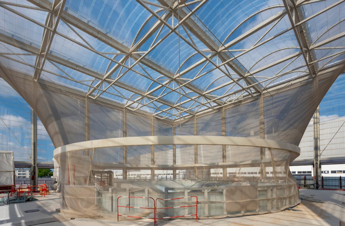 Stellaire_FR's tweet photo. Dernières photos du chantier de la nouvelle gare "Aéroport du Bourget" (Ligne 17🚇) par la SGP :

Accès au Musée de l’Air &amp; de l’Espace
25 000🚶‍♂️/J
12min -> Roissy
7min -> Pleyel

Ouverture attendue en 2028

@IDFmobilites @Plusdetrains #Metro #Ligne17 @KeolisIDF #Keolis #Paris https://t.co/dL4aBparf7