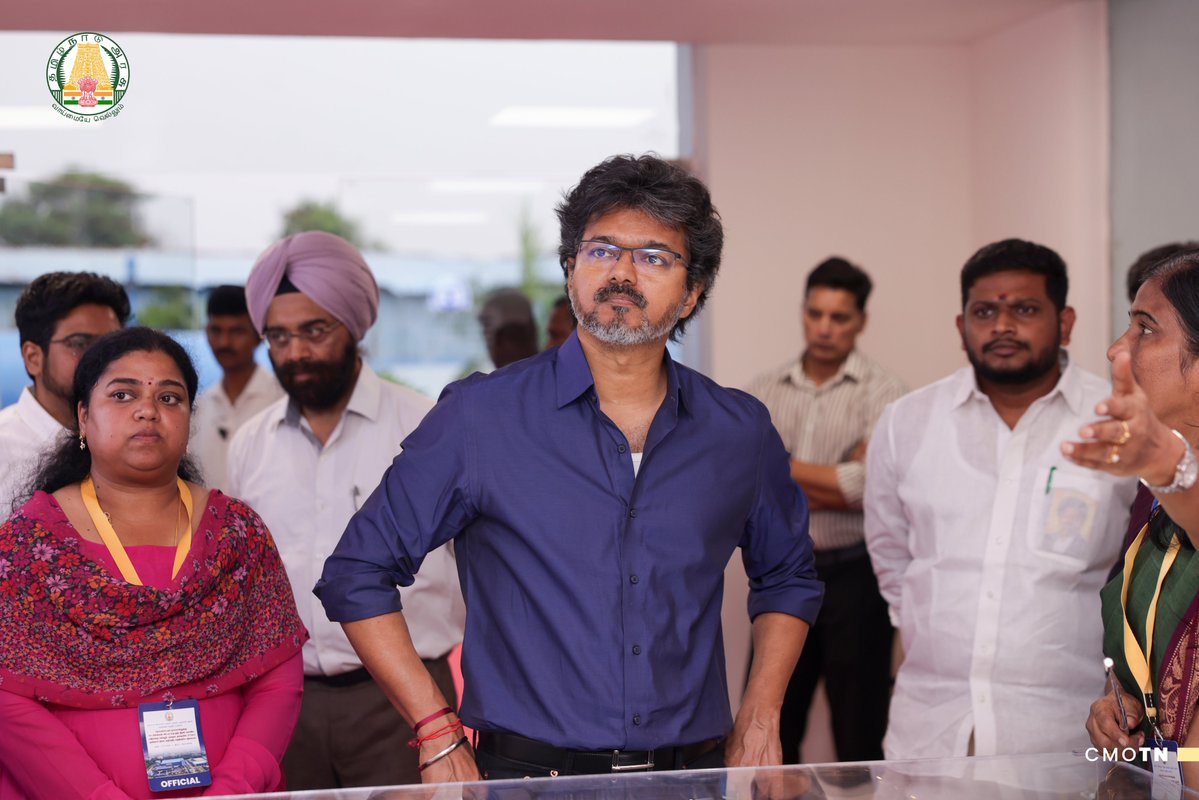rishiravishing's tweet photo. மாண்புமிகு தமிழ்நாடு முதலமைச்சர் திரு.ச.ஜோசப் விஜய் அவர்கள் இன்று (27.07.2026) சென்னை பெருநகர் குடிநீர் வழங்கல் மற்றும் கழிவு நீரகற்று வாரியத்தின் சார்பில் சென்னை, கோயம்பேட்டிலுள்ள 45 மில்லியன் லிட்டர் உற்பத்தித்திறன் கொண்ட எதிர்மறை சவ்வூடு பரவல் முறையிலான மூன்றாம் நிலை சுத்திகரிப்பு நிலையத்தின் செயல்பாடுகளை நேரில் சென்று பார்வையிட்டு ஆய்வு செய்தார்.

#CMJosephVijay‌