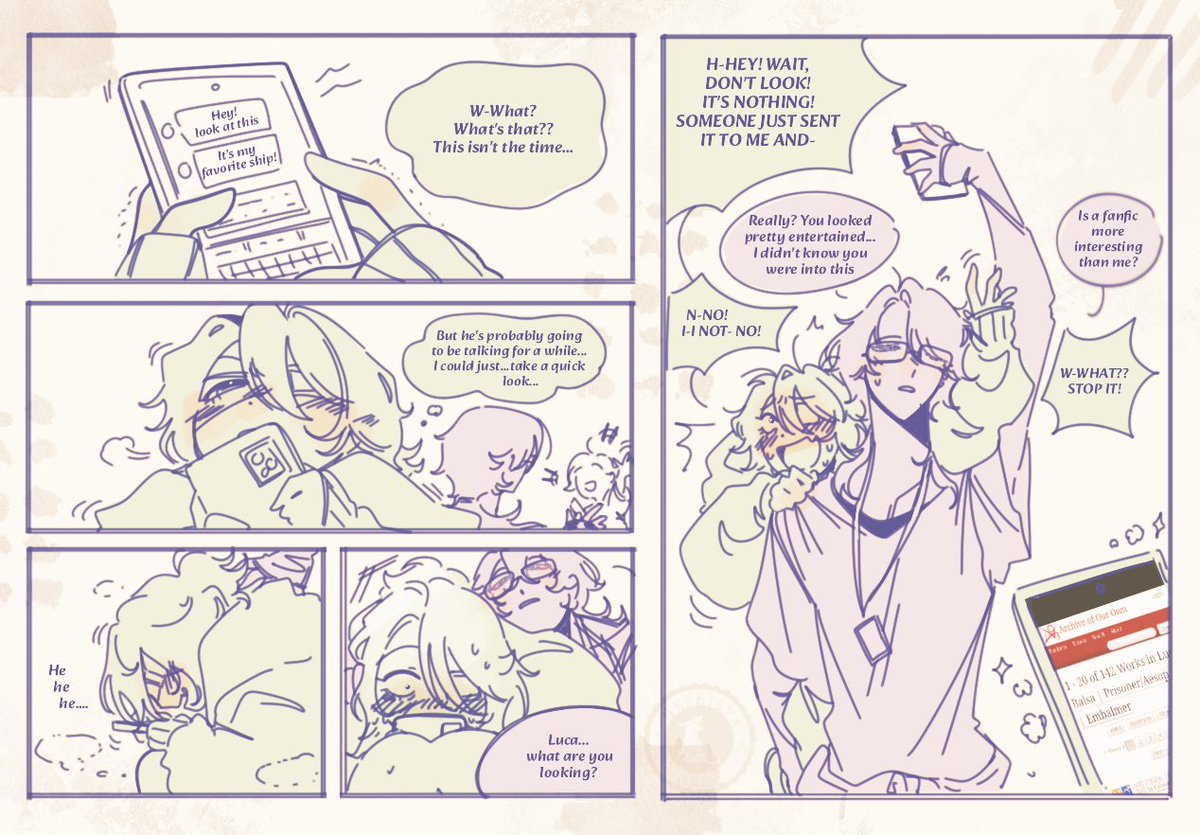 N7Bits's tweet photo. I had to feed my daily HC…
More Luca and Aesop Sport 💦

#Aesluca #IdentityV https://t.co/9IOmPfk7Rf