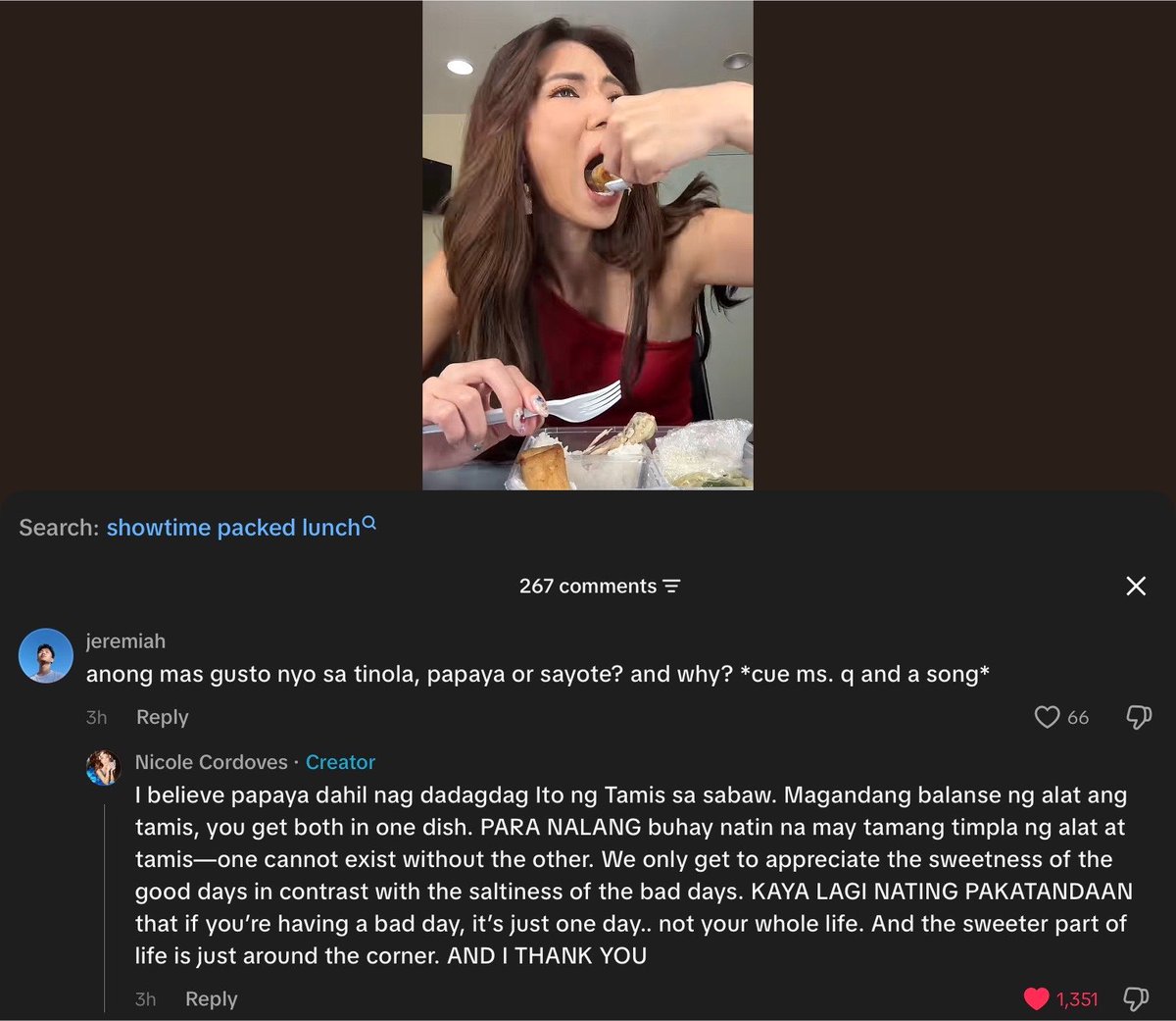 ladyevarina's tweet photo. hello madlang people and hello ladies! alam niyo personally prefer ko sayote, but with your answer nicole, napaisip ako na “oo nga no, okay rin naman papaya” and that’s what i’m looking for an answer yung mapapaisip ako— yung mga tao at kukwestiyonin namin kung ano ba ang dapat https://t.co/1RHpmIYOss