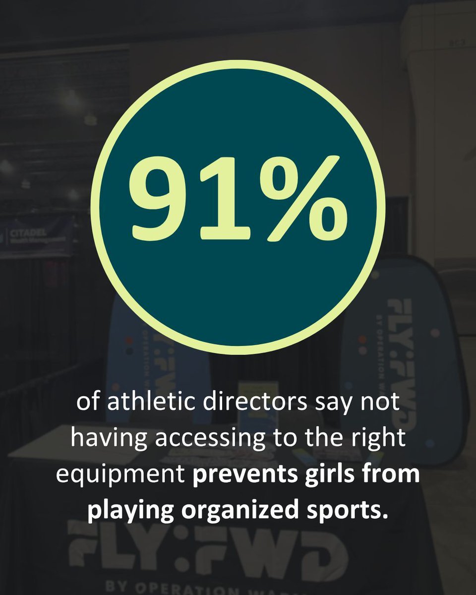 flyfwd_'s tweet photo. A sports bra is more than just apparel.

Having the right support can be the difference between participating and sitting out.

When girls have the right equipment, they're more likely to build confidence and experience the benefits of staying active. https://t.co/mjK7fPVA9i