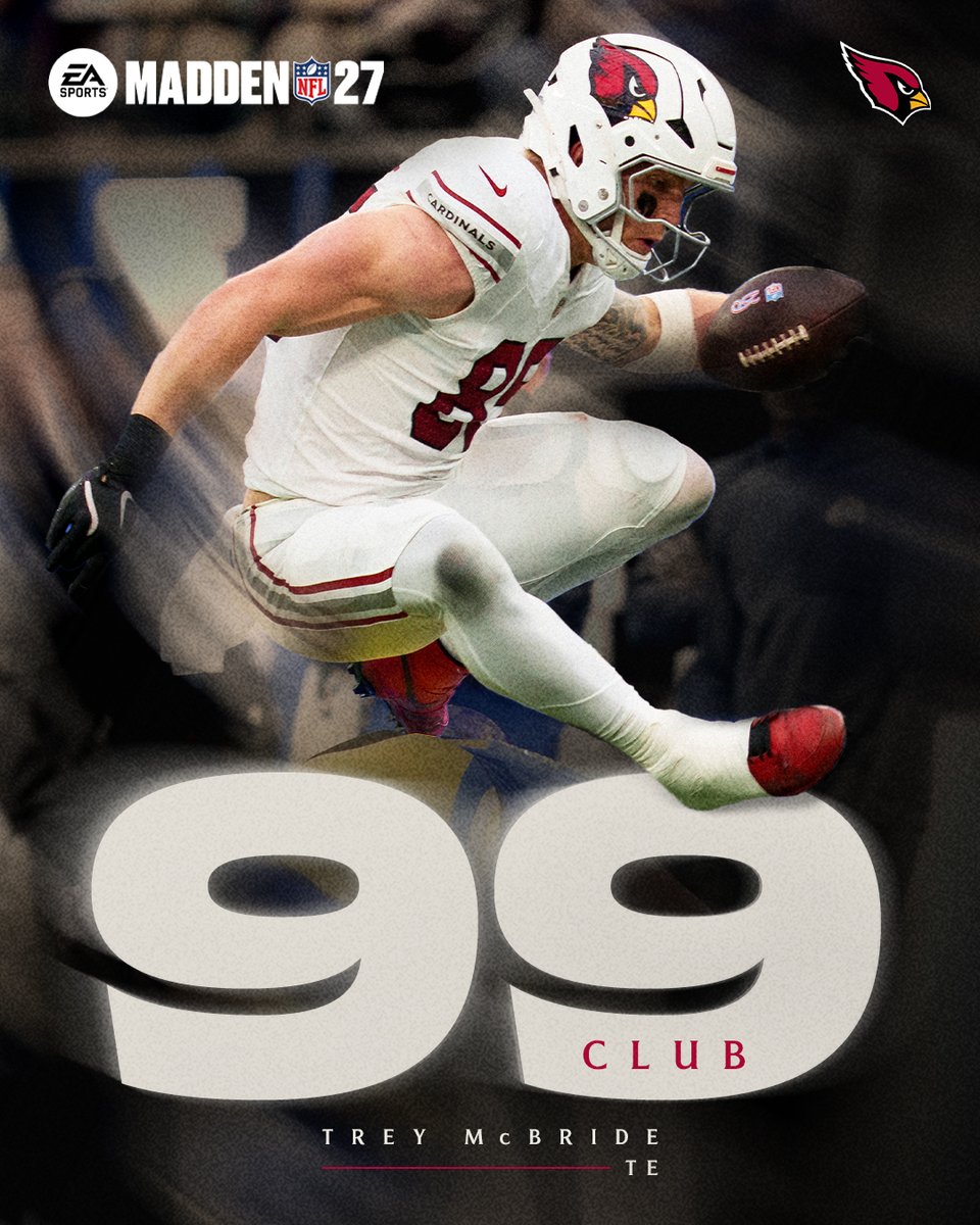 AZCardinals's tweet photo. Newest member of the 99 Club. https://t.co/dkMUPDpnUV