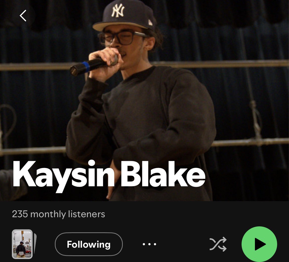 kaysinblake_'s tweet photo. 235 🎧 https://t.co/3RoXiI1Lwi