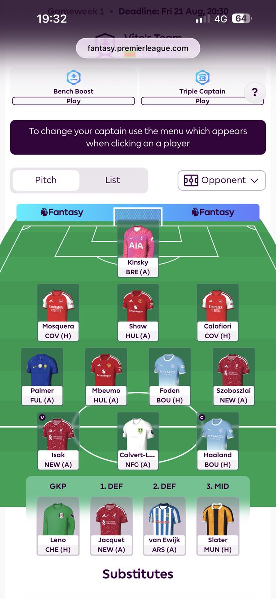 Vito85778252's tweet photo. @LetsTalk_FPL BB2 
TC3 https://t.co/C4zNngasl1