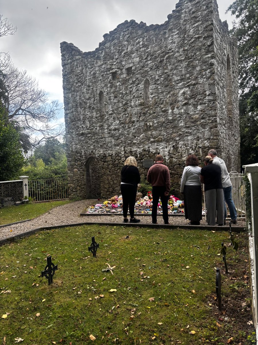 MaryLouMcDonald's tweet photo. Thank you to the Save Bessboro campaign for hosting me today.

All those buried at Bessboro were loved. They deserve to be remembered, named and treated with dignity by all of our society.

The Government must now acknowledge what we already know: Bessboro must be preserved as a site of national conscience.

The Government must act with urgency to bring the site into public ownership, ensure a full and proper investigation and excavation of the land, and preserve it for present and future generations.