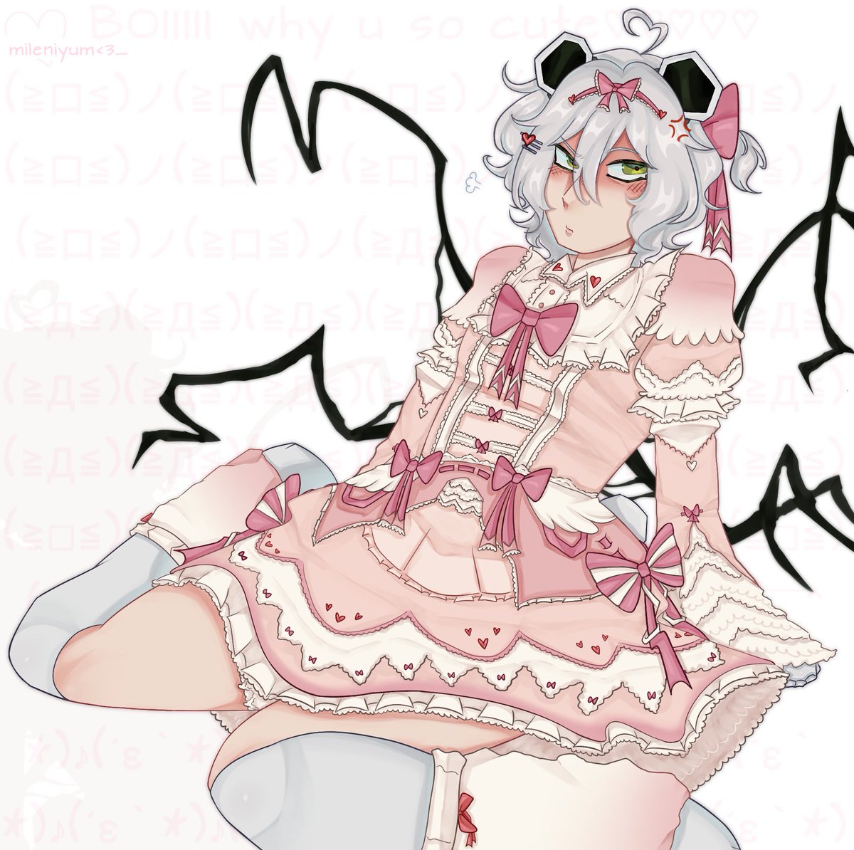Mileniyum_'s tweet photo. Can I get another magical girl?Mine doesn't seem to like her job idk... #playtimewithpercy #ptwp #palpercy #PAL #art https://t.co/bK8Pd8rfyC