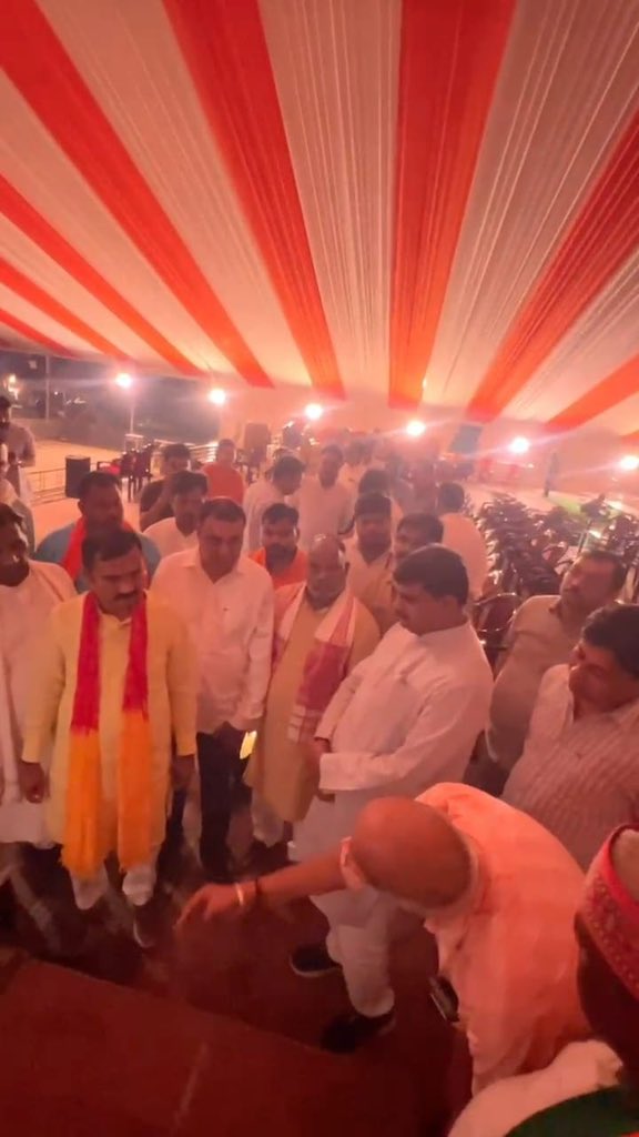 idharampalsingh's tweet photo. वाराणसी में कार्यक्रम स्थल पर व्यवस्थाओं का निरीक्षण किया! https://t.co/JxmKukQeAx