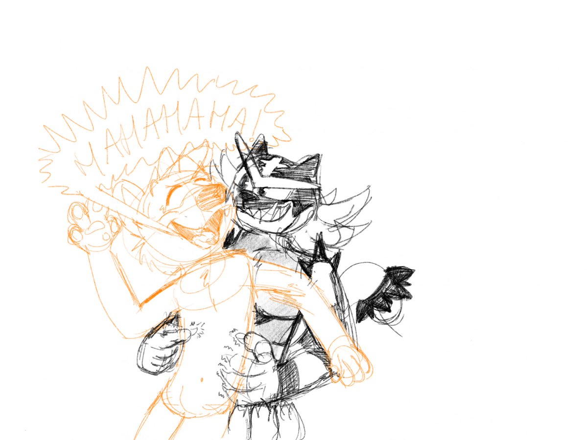 HappieFerret's tweet photo. Doodle from last year with the coolest Pok��mon Incineroar

#IncinDay 
#ガオガエンの日 https://t.co/dZiQ1PjJkG