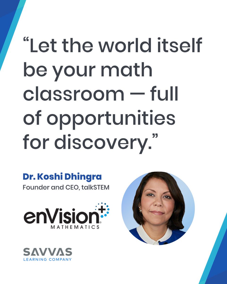SavvasLearning's tweet photo. π‘ Bring Real-World Math to Life with Place-Based Learning: https://t.co/2Uv061y45V
#MathEd #iteachmath #RealWorldMath #enVisionMath https://t.co/jcCjSpHgHp