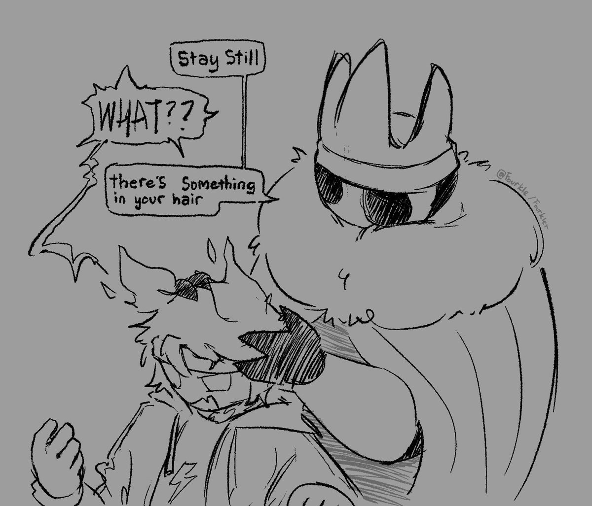 fourkler's tweet photo. something something patchbreaker duo something something #unstablesmp #unstableuniverse something something i love hollow knight something something uhhh yea idk who up for healing after the recent spoke arc

burps https://t.co/sG6Zhg7ygW