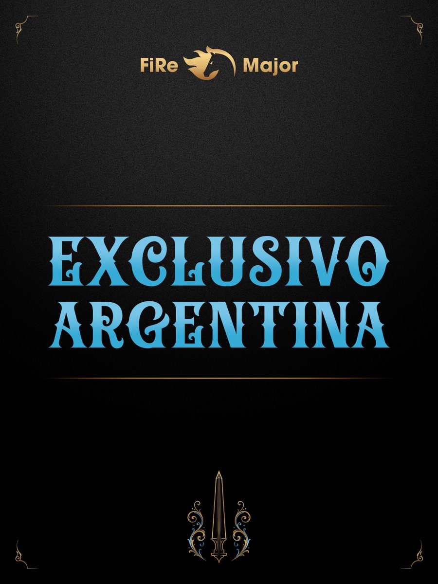 FiReSPORTS_gg's tweet photo. 🚨 PREVENTA EXCLUSIVA ARGENTINA 🚨

Del 30 de julio al domingo 2 de agosto, Argentina tendrá acceso exclusivo a la preventa del FiReMAJOR hasta agotar stock!

🎟️ VENTA EXCLUSIVA TARJETAS BANCO CIUDAD O BUEPP - 12 cuotas sin interés.

Descargate la APP⬇️ https://t.co/Foqf7UCmVl