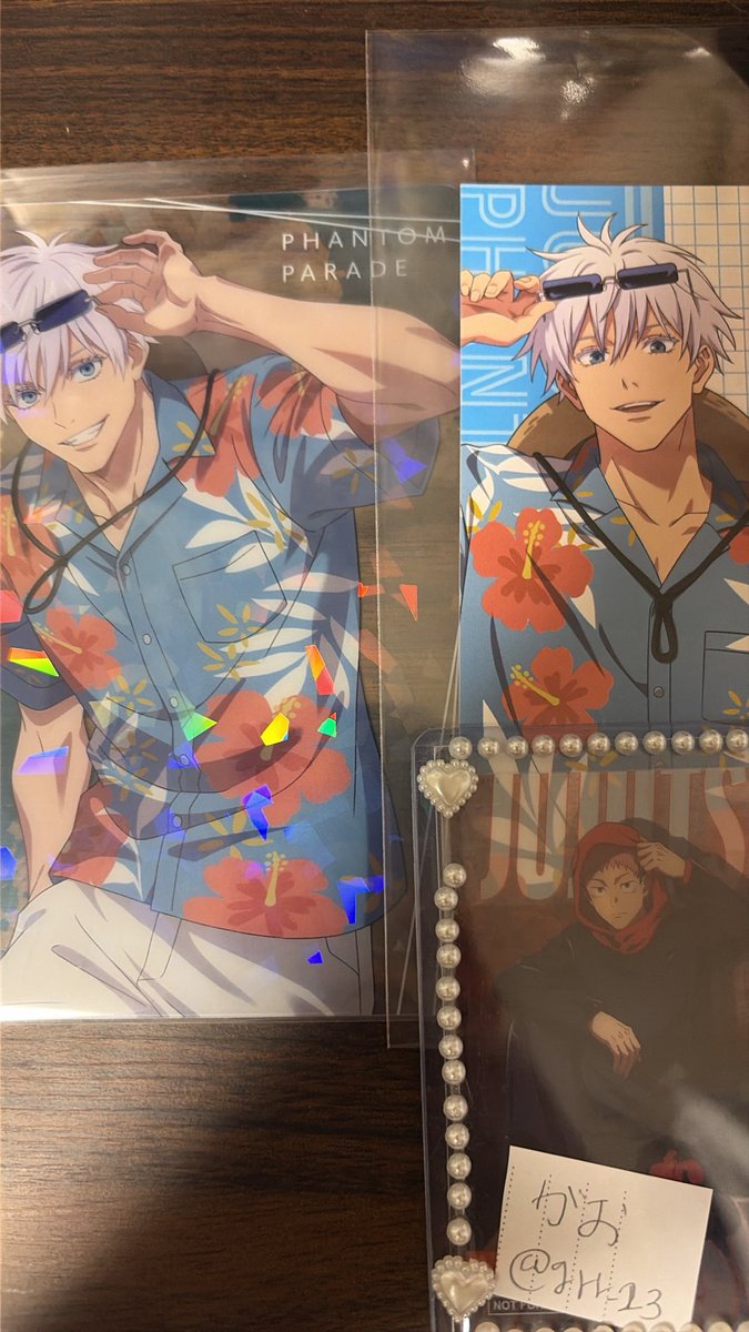 grr__23's tweet photo. 【交換】 呪術廻戦 ファントムパレード ファンパレ 2.5アニバーサリー トレーディングクリアカード アニメイト特典
譲）五条
求）カード→虎杖 特典→伏黒
＊郵送のみ
＊お急ぎ❌ https://t.co/hEsfkmOIiL