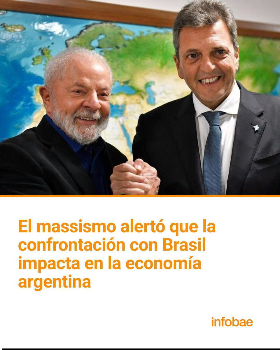 LadyAMA01091892's tweet photo. Critican en Brasil que Milei fue a interferir en la campaña.  Lula hizo campaña en 2023 por Sergio Massa 
Uno más sinvergüenza que el otro. https://t.co/nmxoX7JRLn