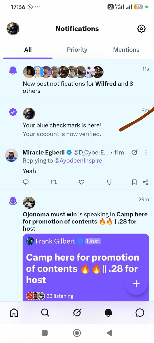 AyodeenInspire's tweet photo. My premium checkmark is here..... https://t.co/QjwBSvCPzt