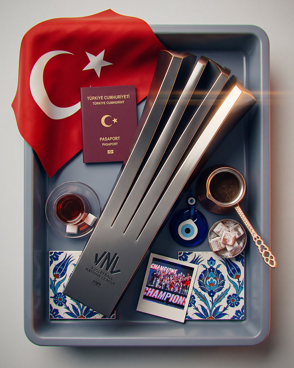 volleyballworld's tweet photo. #VNL2026 🇹🇷 Next stop: Türkiye. ✈️🏆 

Please handle with care.

🏐 #BePartOfTheGame #Volleyball https://t.co/kvy88Su4lR