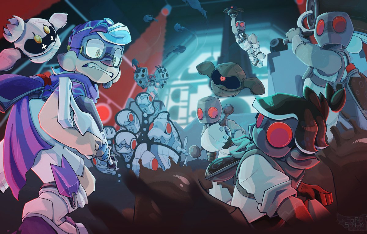 Solar_Sparky's tweet photo. Here's my piece from @sideorderzine !! Was so happy to be able to draw the parallel canon for it :'3

Leftovers are still going too, they close August 1st!! https://t.co/2vqHRI4199
