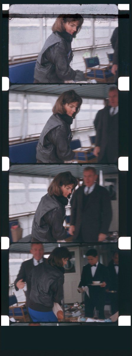 charliefreak1's tweet photo. Here are some more Kodak Home Movie Clips of Jackie Kennedy's JFK Assassination Movie:

The first Shows Jackie Directing in her Bomber Jacket and the Second is a Key Scene from the 17-minute Long Movie, where the Shots are fired at the Limousine and People Flee from the Car...

The Third Image is the JFK/Jackie Compound at Hyannisport, where the James Bond Styled Movie was Shot...

And the Final Shot is of JFK, Jackie and John John, during the Filming Shoot, taking a Break...

Two Months Prior to the Assassination, both Secret Service Details playing out their Roles to Come in Dallas, to ensure that EVERYTHING went off without a Hitch...

And just Remember, NEVER Believe the Mainstream Media BS about JFK being a Womanizer, He wasn't. JFK and Jackie had an Arranged Marriage, and they were Deeply in Love with each other. They were Partners in Every Sense of the Word, throughout their Marriage.

Jackie is of the Mary Magdalene Bloodline, while JFK is from the Line of the Merovingian Kings; they were a TRUE ROYAL COUPLE...

And in the Coming Years, this Movie will be made Available for Everyone to Watch, and Come to SEE the Truth in Plain Sight...

Love, CF