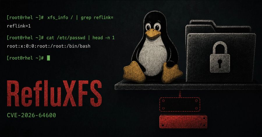 ProtAAPP's tweet photo. Qualys ha descubierto una vulnerabilidad en el kernel de Linux, CVE-2026-64600, que permite a usuarios sin privilegios sobrescribir archivos de root en sistemas XFS. Las instalaciones predeterminadas de RHEL, Fedora y Amazon Linux son vulnerables. Se…

https://t.co/OIZhOzurSh https://t.co/hvtil0TXF6
