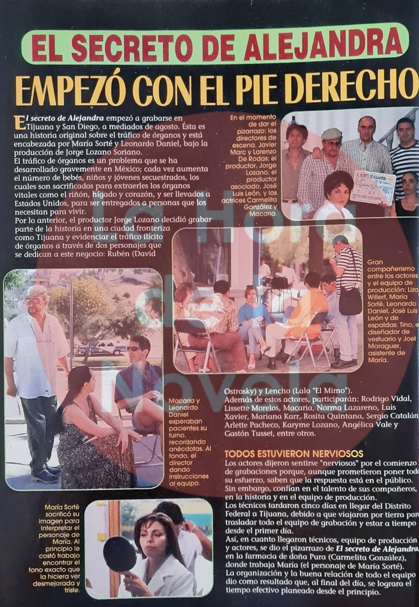 horadlanovela's tweet photo. 1997 #ElSecretoDeAlejandra #MaríaSorté #LeonardoDaniel #Macaria
Vía TVyNovelas
Captura: https://t.co/7XMgBKpeji https://t.co/FuThRvU88Z