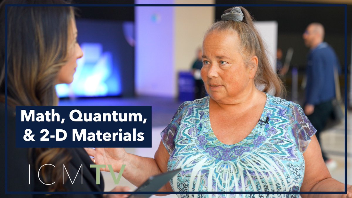 WebsEdgeScience's tweet photo. How can mathematics shape the future of physics? @UCBerkeley mathematician Svetlana Jitomirskaya joins ICM TV to discuss quantum theory, 2-D materials like graphene, and why mathematicians belong at the frontier. #ICM2026 https://t.co/lO85mKE96U https://t.co/T65ZysRePX
