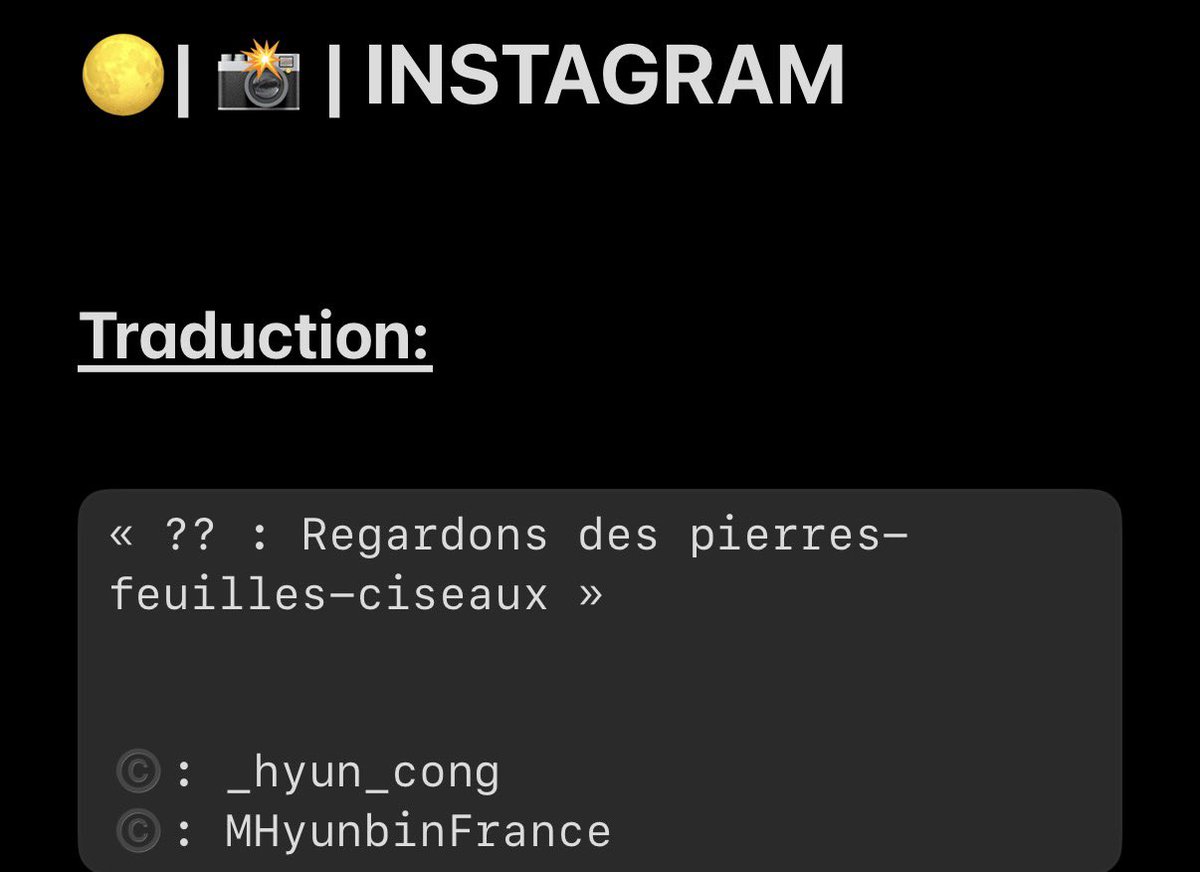 MHyunbinFrance's tweet photo. 🌕| 📸 | INSTAGRAM

Traduction et vidéo du post de notre Hyunbin avec @FranceHwi et #SEOKWON sur Instagram.🩵

©️: https://t.co/cc8yli253Y

#MoonHyunbin #HYUNBIN #문현빈 #싸이퍼 #CIIPHER #CPR #Pengbin🐧 #FANTASYBOYS #Y26 https://t.co/lX3QTZ3bKj