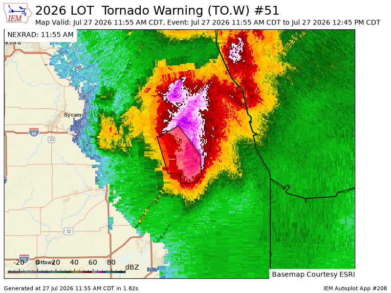 tychistorm's tweet photo. LOT issues Tornado Warning [tornado: RADAR INDICATED, hail: 0.00 IN] for DuPage [IL] till 12:45 PM CDT https://t.co/qtaVVnu1iB https://t.co/jRZwZq9hWs