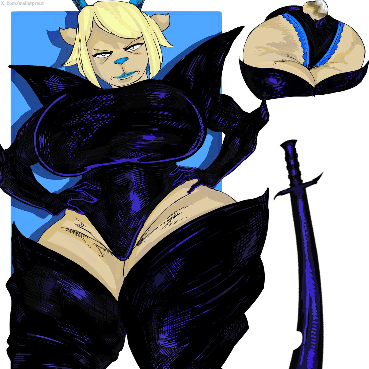 melletprout's tweet photo. If the Roaring Knight is Carol:
#sfw #deltarune #fanart https://t.co/UKbcjfWinD