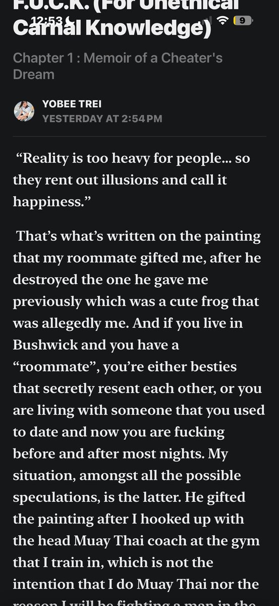 yobeetrei's tweet photo. i wrote something raw on substack as part of the series called For Unethical Carnal Knowledge. would love if you come take a look and see how it makes you feel. 
@yobeetrei on substack 

https://t.co/v6M2AgT1T4 https://t.co/uQvOvEf298