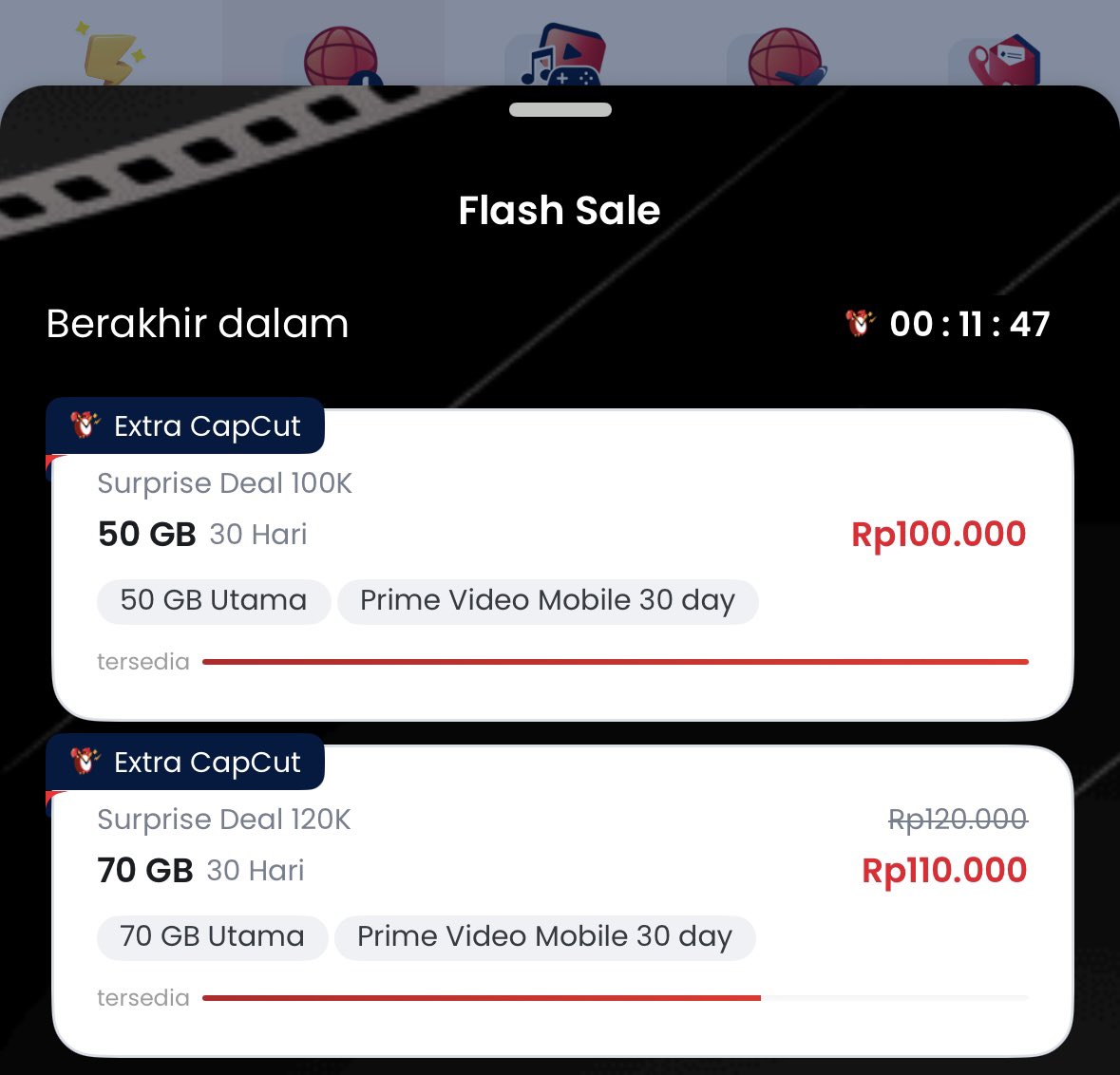 erogaki_e's tweet photo. extra capcut ?, tapi yang dikirim link scam. ni provider emang gak pernah beres #telkomsel #telkomdog https://t.co/Ij6FNAcwfr