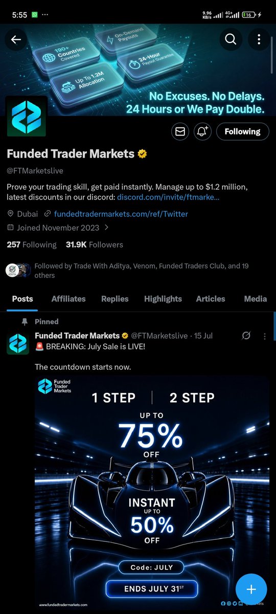 Majekdin's tweet photo. @Malekfx1155 @ICT_KillerX @FTMarketslive @Ye_FTM @Holyvenom001 @majekdeen @bigbleceen 
Done https://t.co/ScJp80bH8d