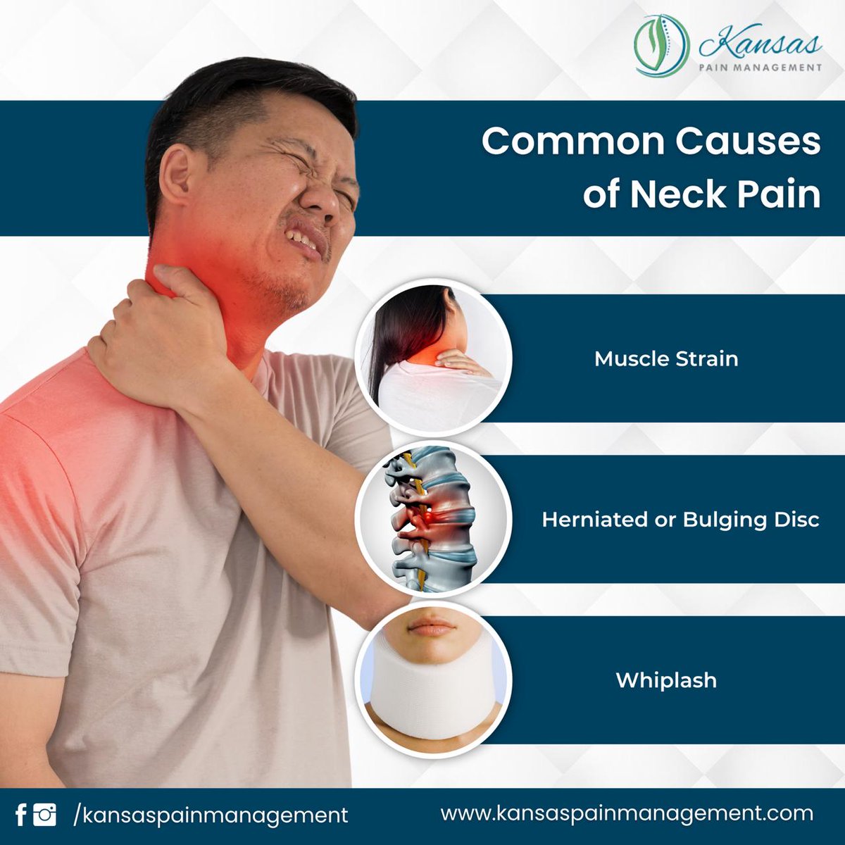 KansasPain's tweet photo. Neck Pain Isn't Always Just a Stiff Neck

Neck pain can have many causes, and identifying the source is the first step toward effective treatment.

🌐 https://t.co/edZCsFeLP5

#NeckPain #PainManagement #MuscleStrain #HerniatedDisc #Whiplash #SpineHealth #ChronicPain https://t.co/Z5GitnJPJP