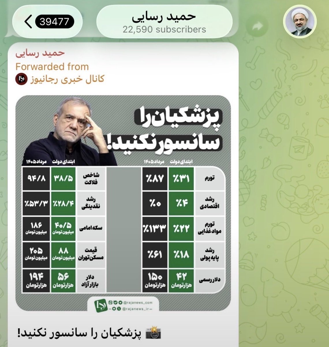 SaraSaadat_ir's tweet photo. دیاثت سیاسی یعنی از طرفی کشور را به سمت جنگ هُل بدی و از طرف دیگه بخاطر گرونی اعتراض کنی!
چجوریه یا شیخ ؛ هم بجنگیم هم گل‌بلبل باشه؟! https://t.co/hiTL91Rcax