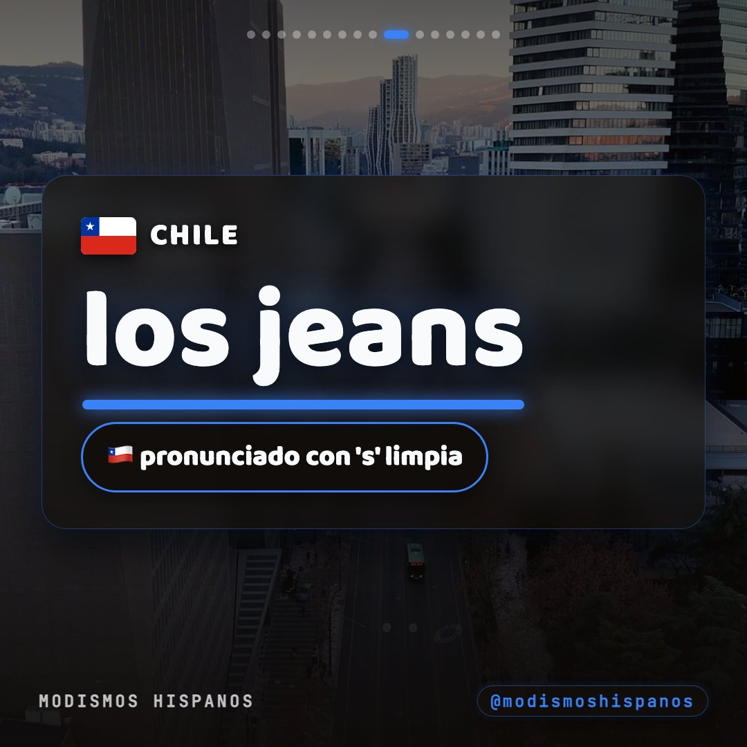 modismoshispano's tweet photo. Como se dice jeans en: #panama #peru #republicadominicana #chile?

Descarga la app gratis en :
https://t.co/NUs7eq8aSi?

Thanks https://t.co/bKbMDra1zW