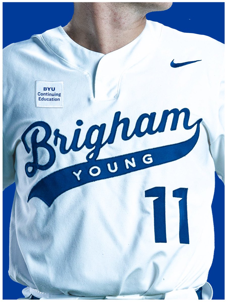 BYUCougars's tweet photo. BYU Athletics has announced a multi-year agreement with BYU Continuing Education, making it the official jersey patch sponsor for BYU Athletics' Olympic sports programs. https://t.co/UOGyDfHvOP