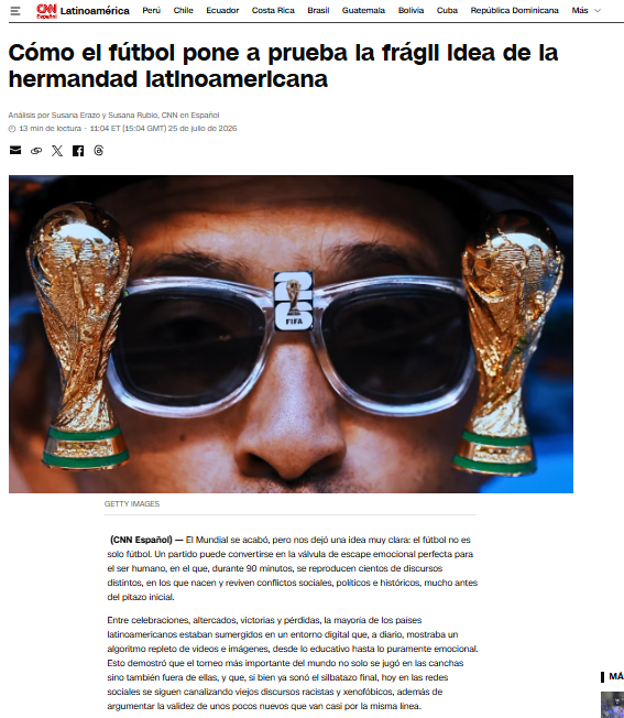 UIDE's tweet photo. 🎙️ #UIDEtoday | Emilio Carrillo, docente de Psicología, y Martín Ávila, director de la Escuela de Deportes, analizaron en @‌CNNEE el impacto del fútbol en las emociones, la identidad y las dinámicas sociales.

👇https://t.co/KXmSgYmnro https://t.co/ODKxVApPgl
