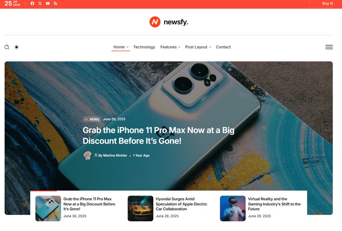 sodesign_in's tweet photo. News &amp; Magazine WordPress Theme for Sale !.
Start your news &amp; magazine website. Allows you to create a beautiful &amp; Seo Optimized website, With 1000+ features and options. Create next-generation website effortlessly and efficiently. #website #wordpress #aibuilder https://t.co/Ws2XOXOYkC