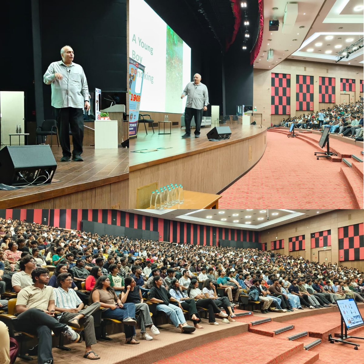 EAGLE_TELANGANA's tweet photo. Sri Sandeep Shandilya,IPS(Rtd),Director,#eagleforce TG,attented Anti-Drug Awareness Program at Mahendra Univ,Hyd. Around 1,800 students &staff attended. NDD Squad demonstration held on narcotics detection. Students were sensitized on drug abuse,legal consequences & 1908 Helpline. https://t.co/odjjtSwbKP