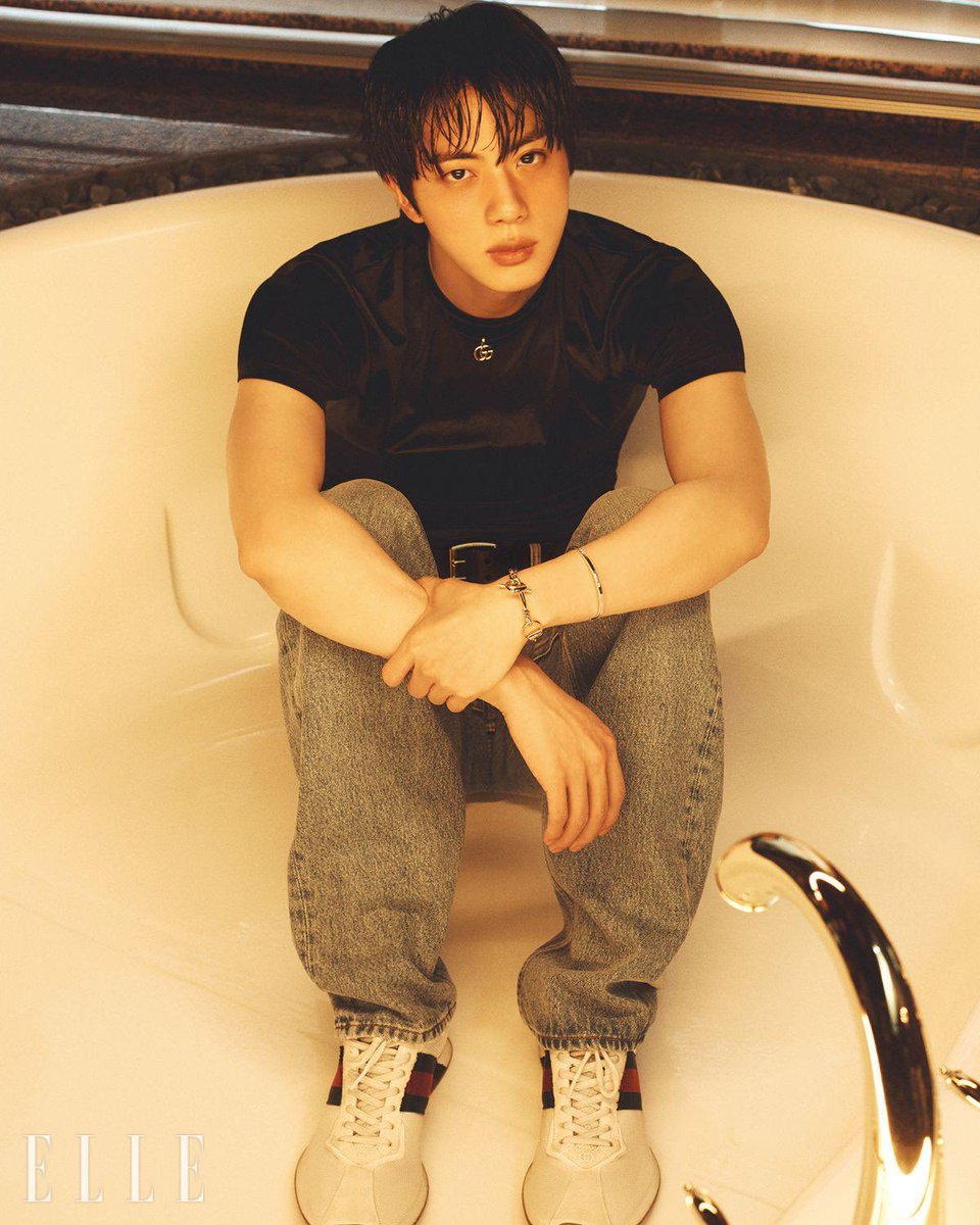 PopPlanet_'s tweet photo. BTS’ Jin Brings Gucci to Life in ELLE Korea’s Latest Cover Shoot.

@bts_bighit #진 #JIN https://t.co/sEX848AHrw