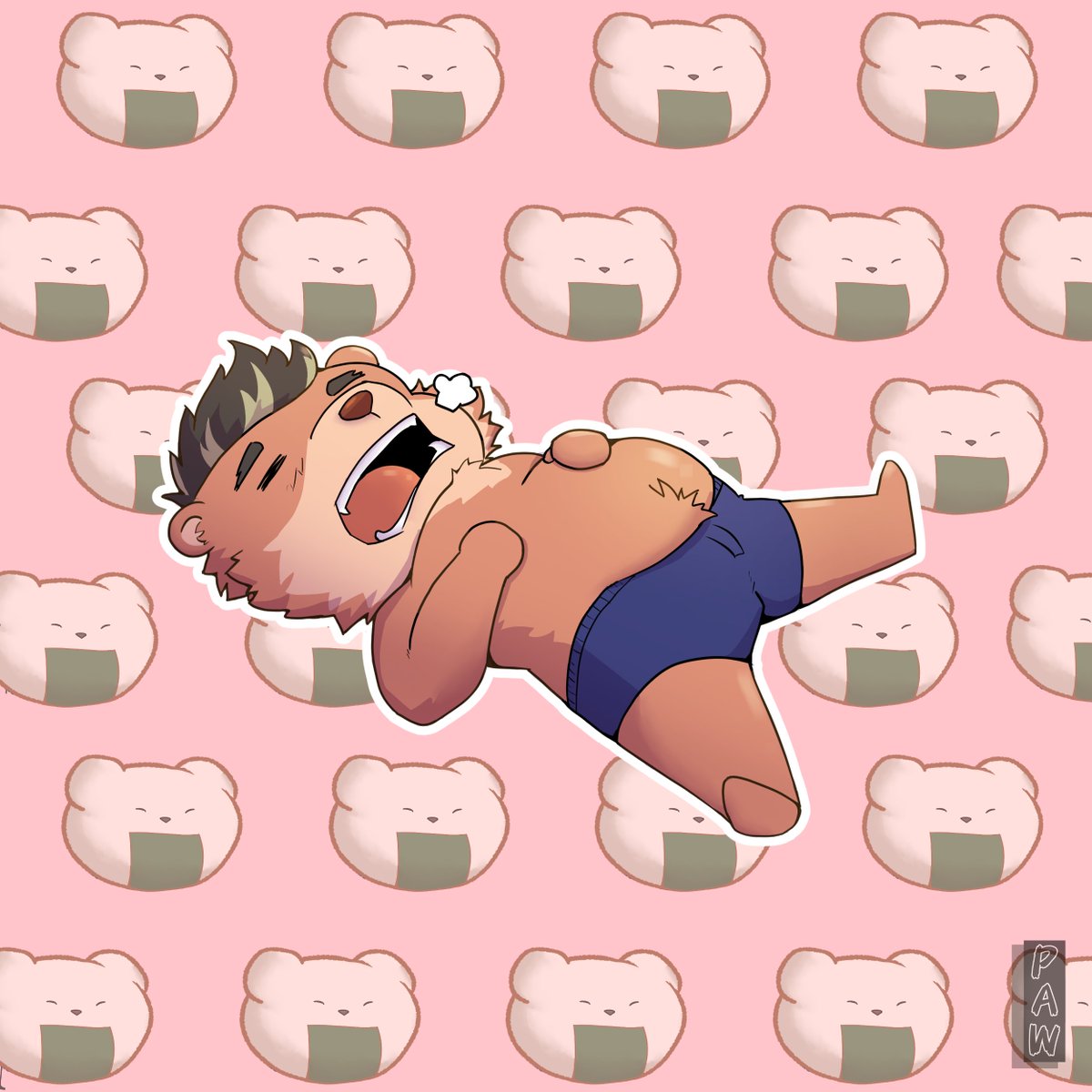 paw_some_'s tweet photo. Rice ball boi

commission for @Blake_docfy 
#furryart #afclvn #artcommission https://t.co/m1Pg2MRXNk