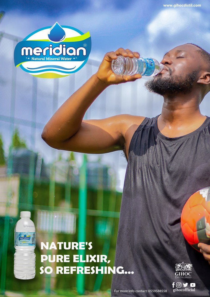 gihocofficial's tweet photo. Do you know adults need about 3 to 6 500ml glass of water a day? have you drunk water today?  Take a moment, refill your system with Meridian Natural Mineral Water. 
So refreshing… #gihocofficial #stayhydrated #stayhealthy https://t.co/uBz7jP03Gq